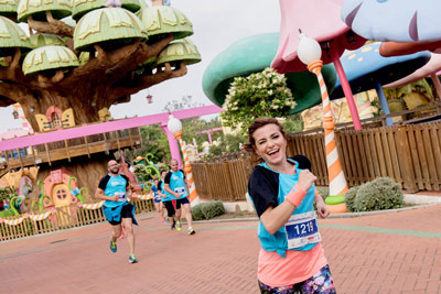 Fun Run Fundaci PortAventura, 2016 Por dentro del parque