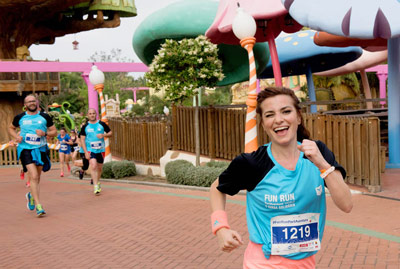 Fun Run Fundaci PortAventura, 2016 Por dentro del parque