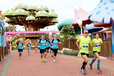 Fun Run Fundaci PortAventura, 2016 Por dentro del parque