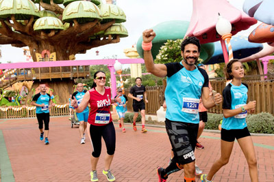 Fun Run Fundaci PortAventura, 2016 Por dentro del parque