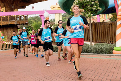 Fun Run Fundaci PortAventura, 2016 Por dentro del parque