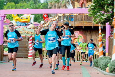 Fun Run Fundaci PortAventura, 2016 Por dentro del parque