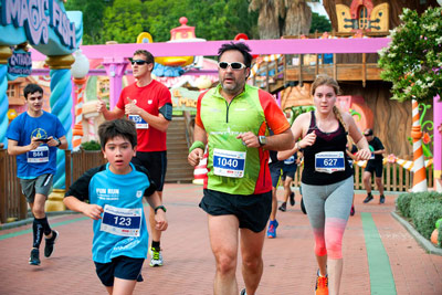 Fun Run Fundaci PortAventura, 2016 Por dentro del parque