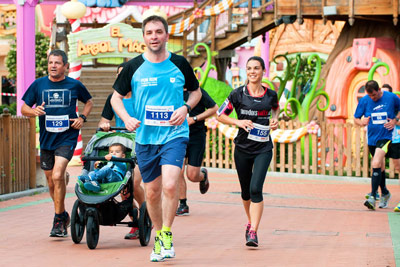 Fun Run Fundaci PortAventura, 2016 Por dentro del parque