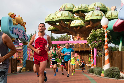 Fun Run Fundaci PortAventura, 2016 Por dentro del parque