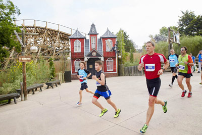 Fun Run Fundaci PortAventura, 2016 Por dentro del parque