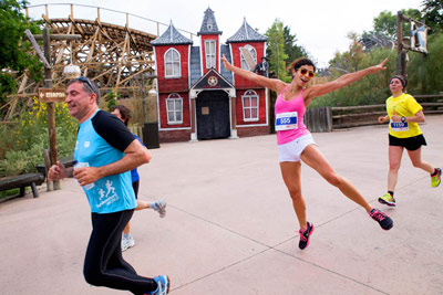 Fun Run Fundaci PortAventura, 2016 Por dentro del parque