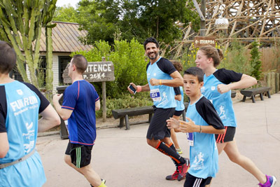 Fun Run Fundaci PortAventura, 2016 Por dentro del parque