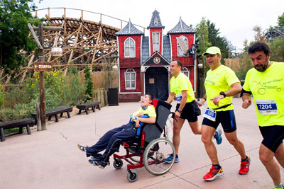 Fun Run Fundaci PortAventura, 2016 Por dentro del parque