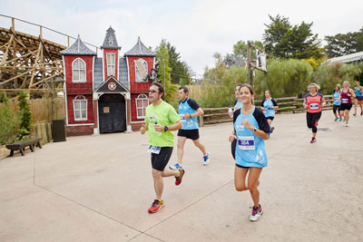 Fun Run Fundaci PortAventura, 2016 Por dentro del parque