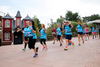 Fun Run Fundaci PortAventura, 2016 Por dentro del parque