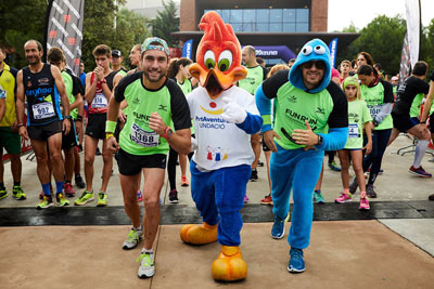 Fun Run Fundaci PortAventura, 2017 Calentamiento y salida