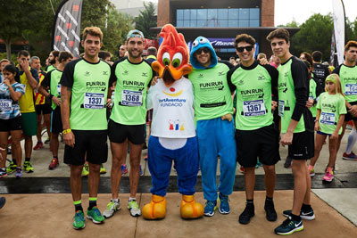 Fun Run Fundaci PortAventura, 2017 Calentamiento y salida