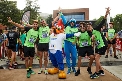 Fun Run Fundaci PortAventura, 2017 Calentamiento y salida