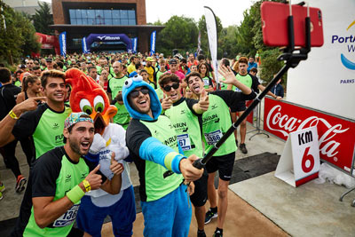 Fun Run Fundaci PortAventura, 2017 Calentamiento y salida