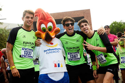 Fun Run Fundaci PortAventura, 2017 Calentamiento y salida