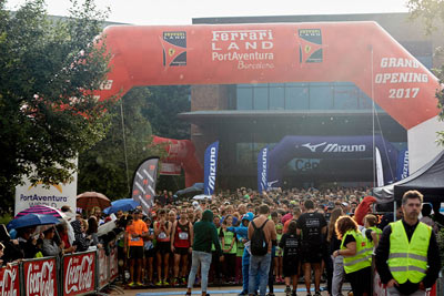 Fun Run Fundaci PortAventura, 2017 Calentamiento y salida