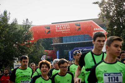 Fun Run Fundaci PortAventura, 2017 Calentamiento y salida