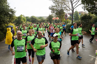 Fun Run Fundaci PortAventura, 2017 Calentamiento y salida