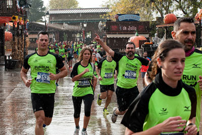 Fun Run Fundaci PortAventura, 2017 Por dentro del parque