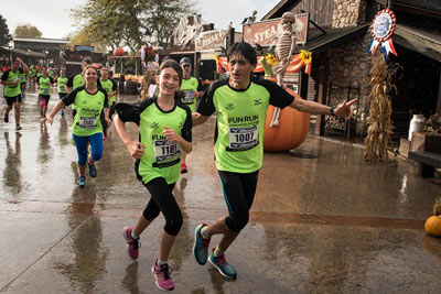 Fun Run Fundaci PortAventura, 2017 Por dentro del parque