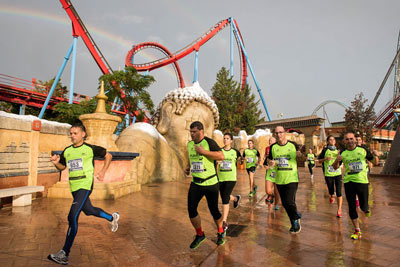 Fun Run Fundaci PortAventura, 2017 Por dentro del parque