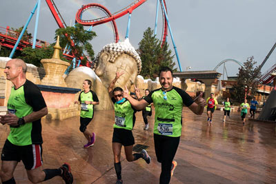 Fun Run Fundaci PortAventura, 2017 Por dentro del parque