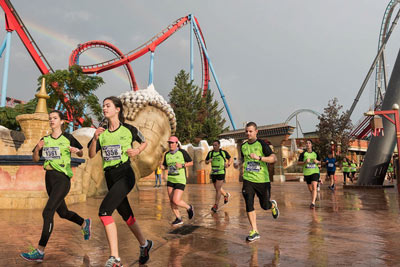 Fun Run Fundaci PortAventura, 2017 Por dentro del parque