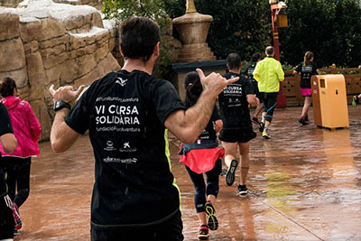 Fun Run Fundaci PortAventura, 2017 Por dentro del parque