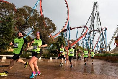 Fun Run Fundaci PortAventura, 2017 Por dentro del parque