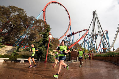 Fun Run Fundaci PortAventura, 2017 Por dentro del parque