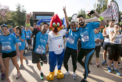 Fun Run Fundaci PortAventura, 2018 Calentamiento y salida