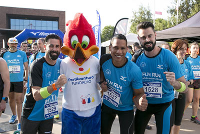 Fun Run Fundaci PortAventura, 2018 Calentamiento y salida