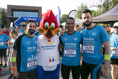 Fun Run Fundaci PortAventura, 2018 Calentamiento y salida