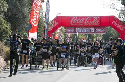 Fun Run Fundaci PortAventura, 2018 Calentamiento y salida