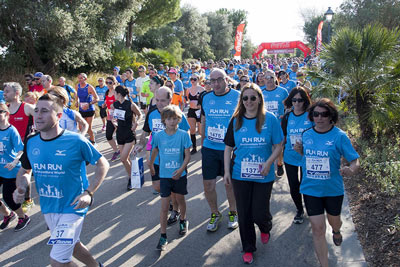 Fun Run Fundaci PortAventura, 2018 Calentamiento y salida