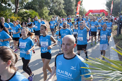 Fun Run Fundaci PortAventura, 2018 Calentamiento y salida