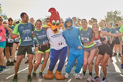 Fun Run Fundaci PortAventura, 2019 Calentamiento y salida