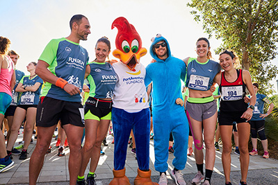 Fun Run Fundaci PortAventura, 2019 Calentamiento y salida