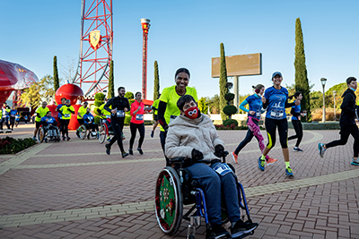 Fun Run Fundaci PortAventura, 2021 Por dentro del parque