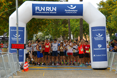 Fun Run Fundaci PortAventura, 2022 Por dentro del parque