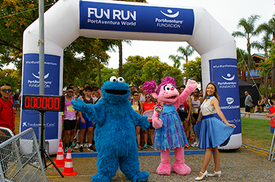 Fun Run Fundaci PortAventura, 2022 Por dentro del parque