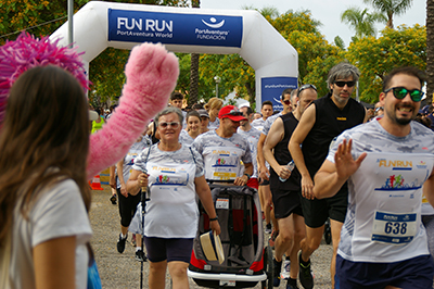 Fun Run Fundaci PortAventura, 2022 Por dentro del parque