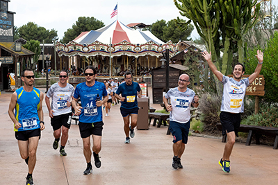 Fun Run Fundaci PortAventura, 2022 Por dentro del parque