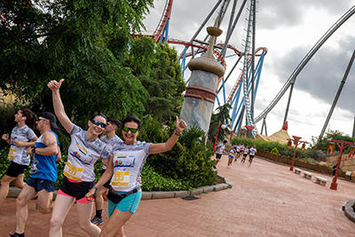 Fun Run Fundaci PortAventura, 2022 Por dentro del parque