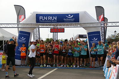 Fun Run Fundaci PortAventura, 2023 Por dentro del parque