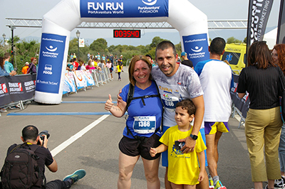 Fun Run Fundaci PortAventura, 2023 Por dentro del parque