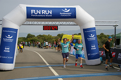 Fun Run Fundaci PortAventura, 2023 Por dentro del parque