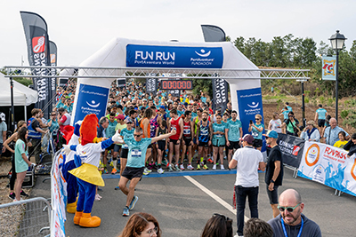 Fun Run Fundaci PortAventura, 2023 Por dentro del parque