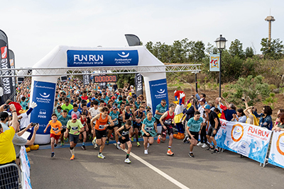 Fun Run Fundaci PortAventura, 2023 Por dentro del parque